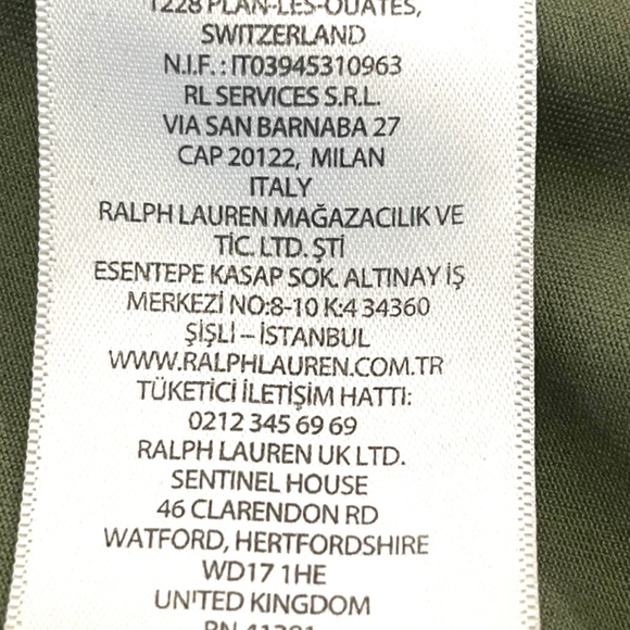 Polo Ralph Lauren Bedford Stretch Straight Fit Chino Pant | Green | Size 33X32 - Picture 6 of 14